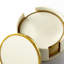 Gatsby Resin Round Coaster Set With Holder