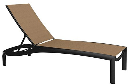 Kor Outdoor Chaise Lounge, Gold Coast, Obsidian