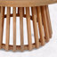 Table basse de patio en bois d'acacia