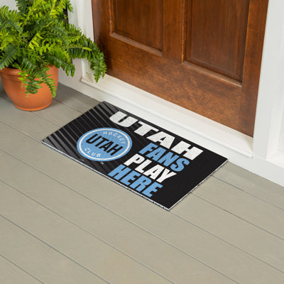 Utah Hockey Club Fan PVC Mat, 28″x16″