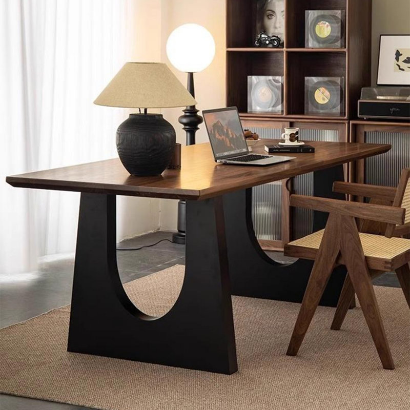 Brown Rectangular Solid Dining Table For Dining Room/Kitchen, 29.53”H x 62.99”L x 31.5”W