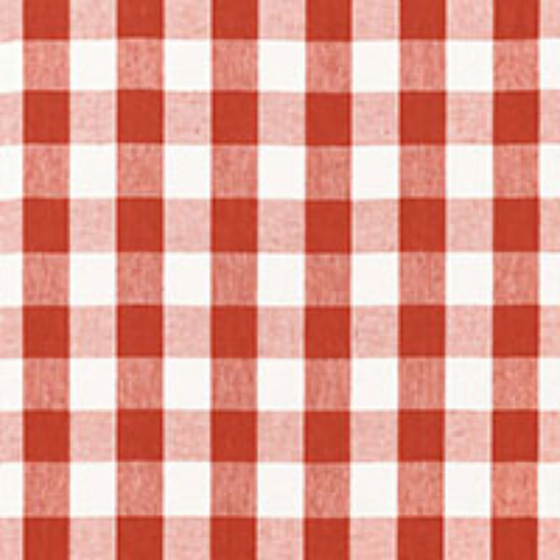 Key West Check Fabric, Persimmon