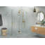 Halo 58 in. x 34 in. x 78 in. 90-degree Fully Frameless Glass Hinged Shower Enclosure-992516368