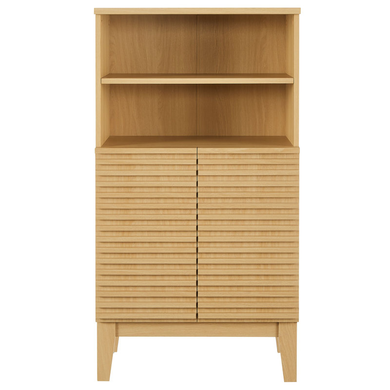 Armoire de rangement autoportante Render, Chêne