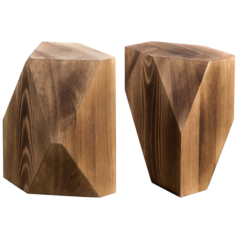 Solid Wood Bookends