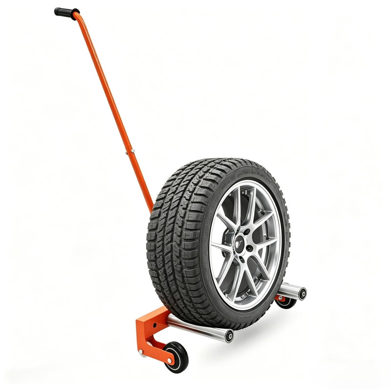Capacité de charge maximale de 350 lb pour chariot à pneus ajustable robuste, élévateur à roues ergonomique pour voitures, camions, VUS, à 3 niveaux de hauteur pour le garage et le magasin