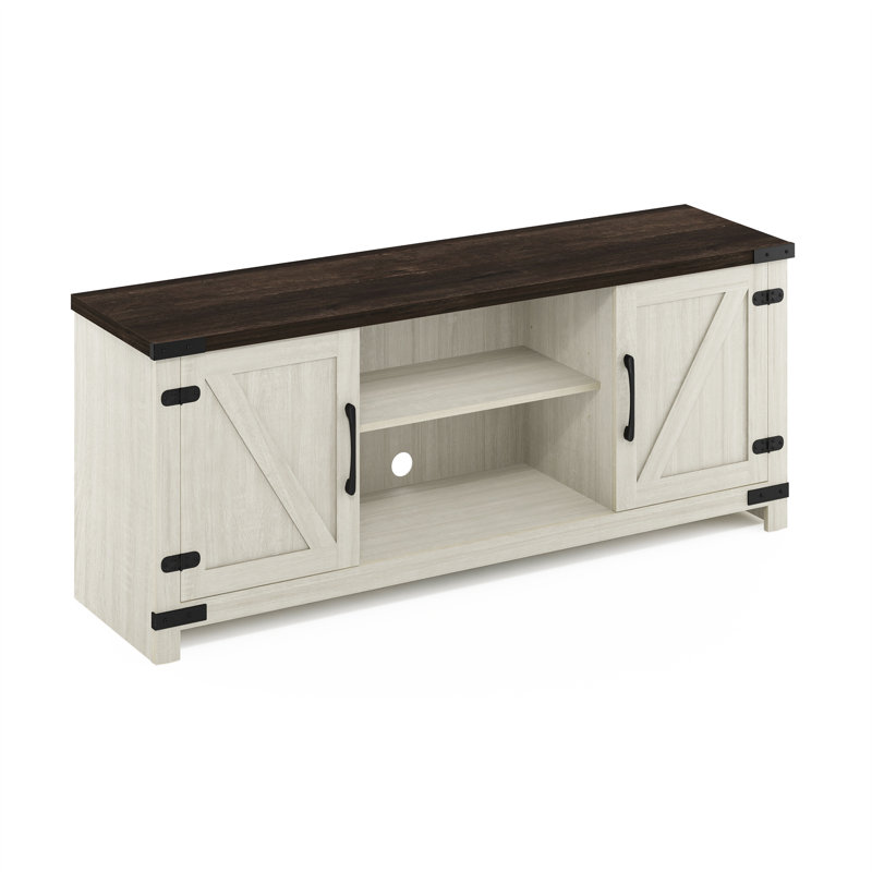 Vardan Unfinished TV Stand for TVs up to 60", White