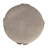 18" Brown Cotton Cylinder Geometric Pouf Ottoman