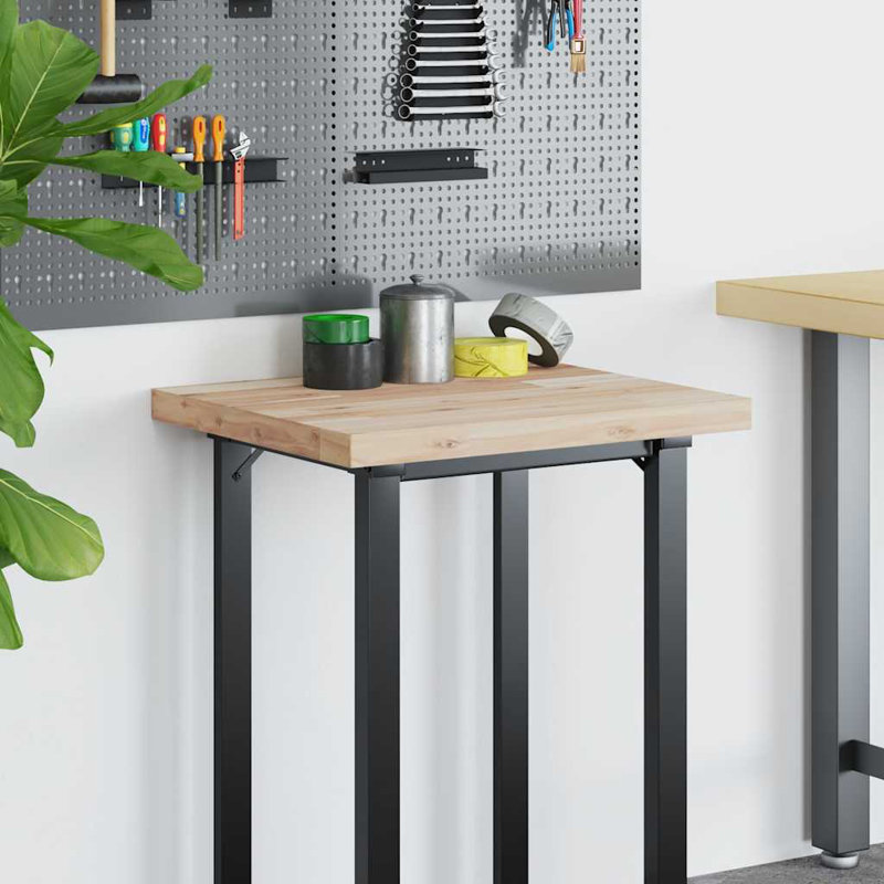 Solid Wood Table Top, 60 cm H x 50 cm W x 4 cm D