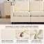 Ensemble de canapé modulaire en similicuir avec repose-pieds de rangement - 2 places + repose-pieds-130065508-130065510