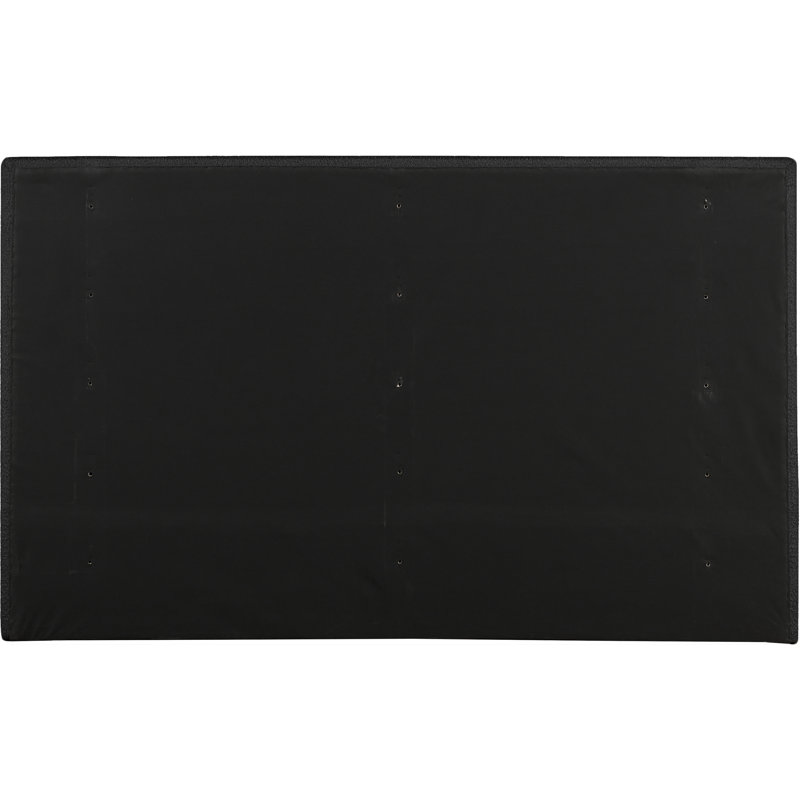 Adam Boucle Fabric Bed, King, Black Boucle Fabric