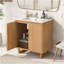 Ensemble de meuble-lavabo 30 po avec lavabo, armoire combinée, armoire de rangement pour salle de bain, structure en bois-1048544993