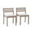 Outdoor 2-piece set Dining Chair With Cushion, Stackable