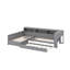 Lit plateforme simple en L avec lit gigogne et tiroir-645385139