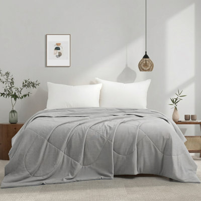 eace Nest Cooling Blanket - Reversible Waffle Weave Blanket For Hot Sleepers, Lightweight Breathable Summer Bedding Set