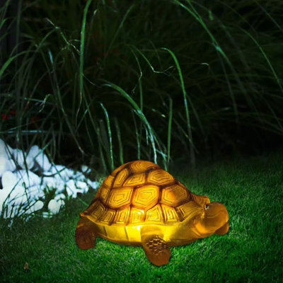 Solar Powered Turtles Outdoor Accent Lighting Garden Pathway Patio Light Decor