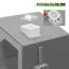 Donnaven Plastic Litter Box with Built-in Scoop-1014970256