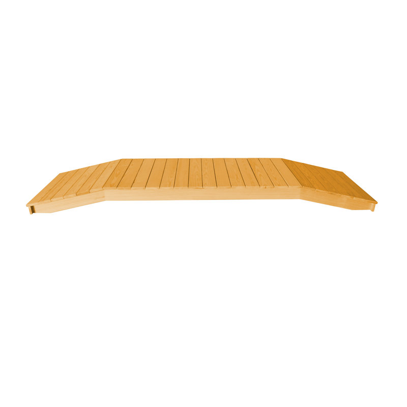 Pont en bois traité sous pression, Teinture naturelle