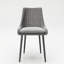 45cm H Polyester Blend Upholstered Metal Side Chair-40392611
