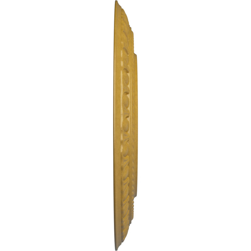 Médaillon de plafond Endurathane Tirana, P 13 7/8 po x P 3 3/4 po x P 1 1/4 po (convient aux auvents jusqu'à 4 3/4 po), fini blanc perle peint à la main