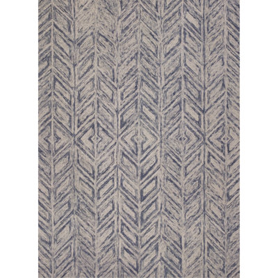 Gramercy Blue Wool Hand Tufted Area Rug