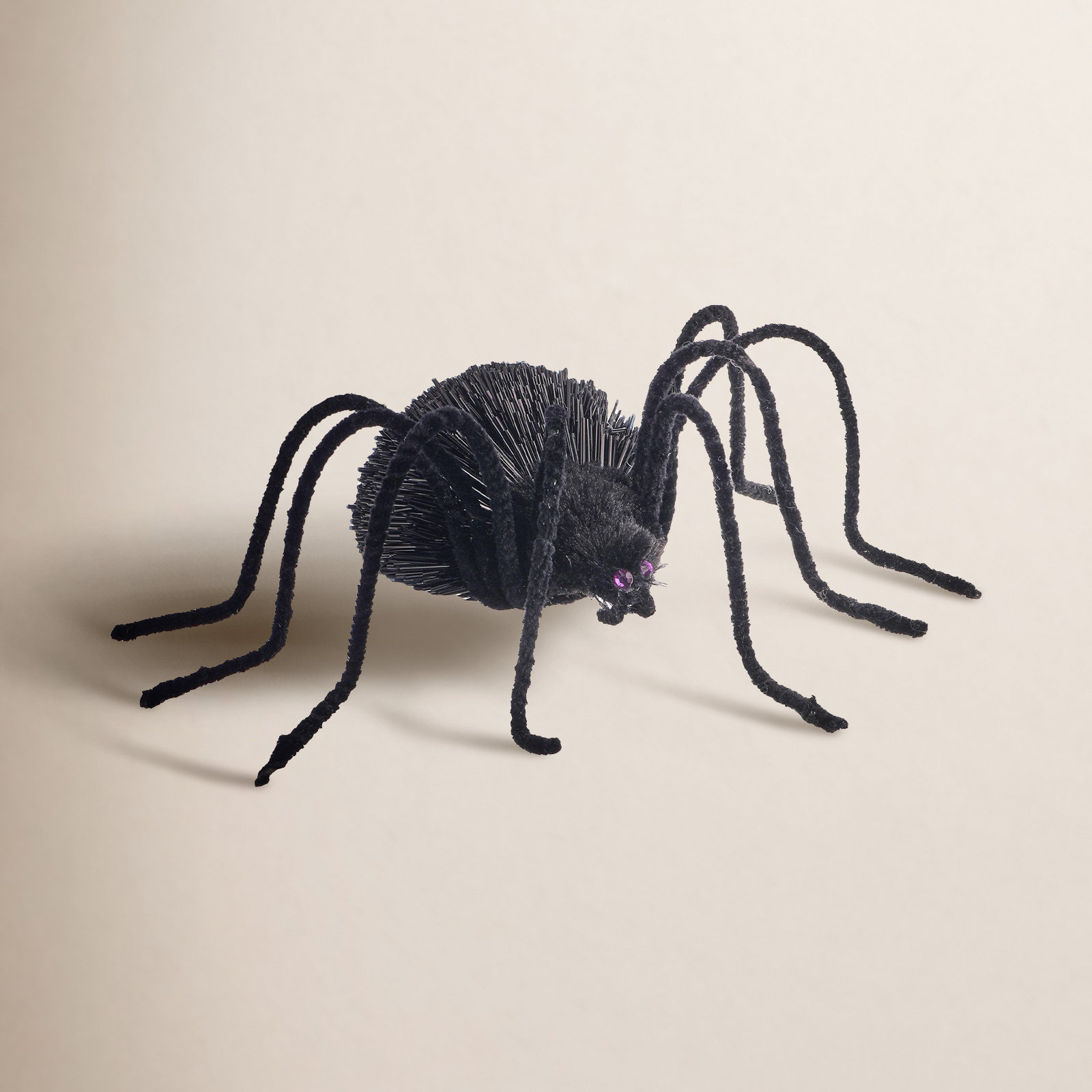 Lichter Glitter Black Spider Holiday Accent