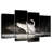 Brampt Swan Splashing Water