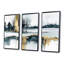 Ensemble de salon Black Winters Hush Landscape I - Winter Landscape Wall Art-107195340-107195348