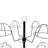 Countertop Hat Rack Headwear Wig Cap Display Tabletop Stand 24x24x37" 3-Tier 12 Hats