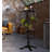 Shavera Pine Round Solid Wood Top Metal Base Dining Table-590075918
