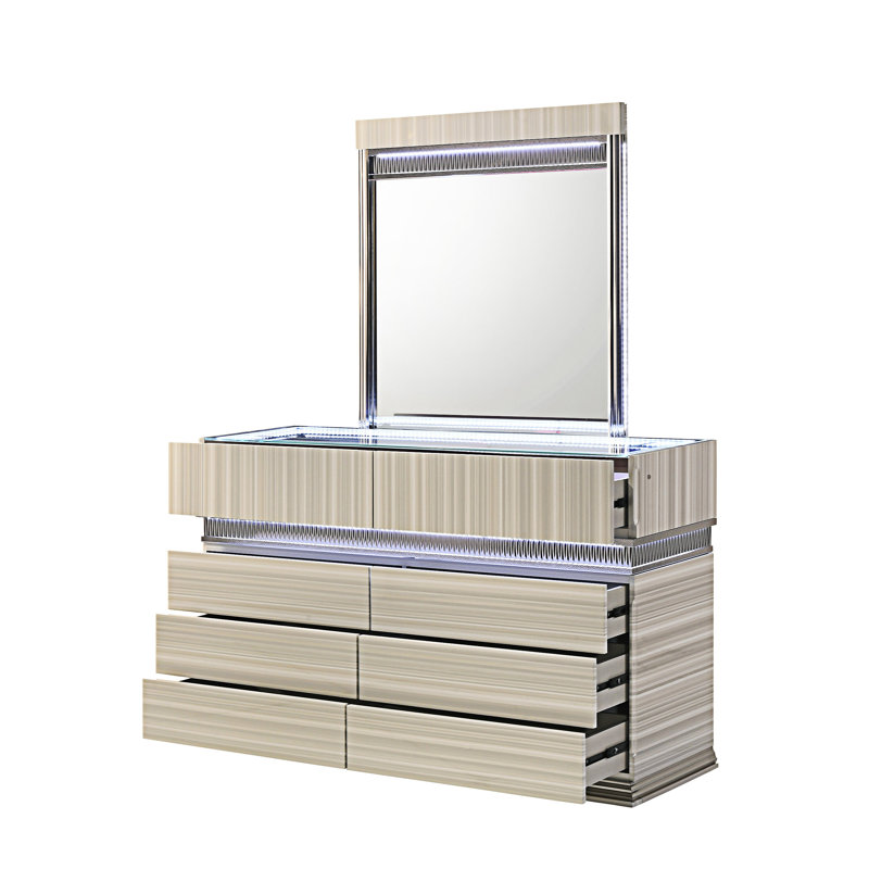 Miroir moderne avec DEL