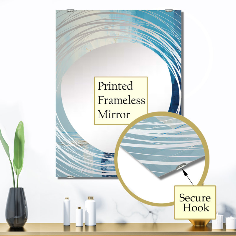 Miroir mural Alcime - Boho Pottery MIR141994, 32 po x 24 po
