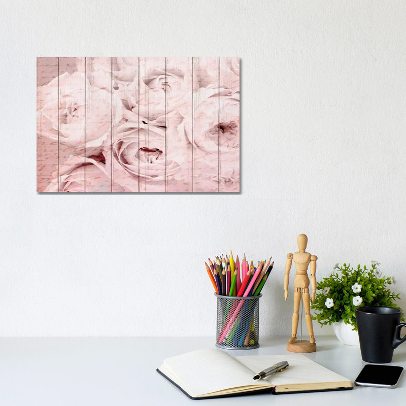 In The Roses II by Kimberly Allen - Wrapped Canvas Gallery-Wrapped Canvas Giclée, 20.32cm H x 20.32cm W