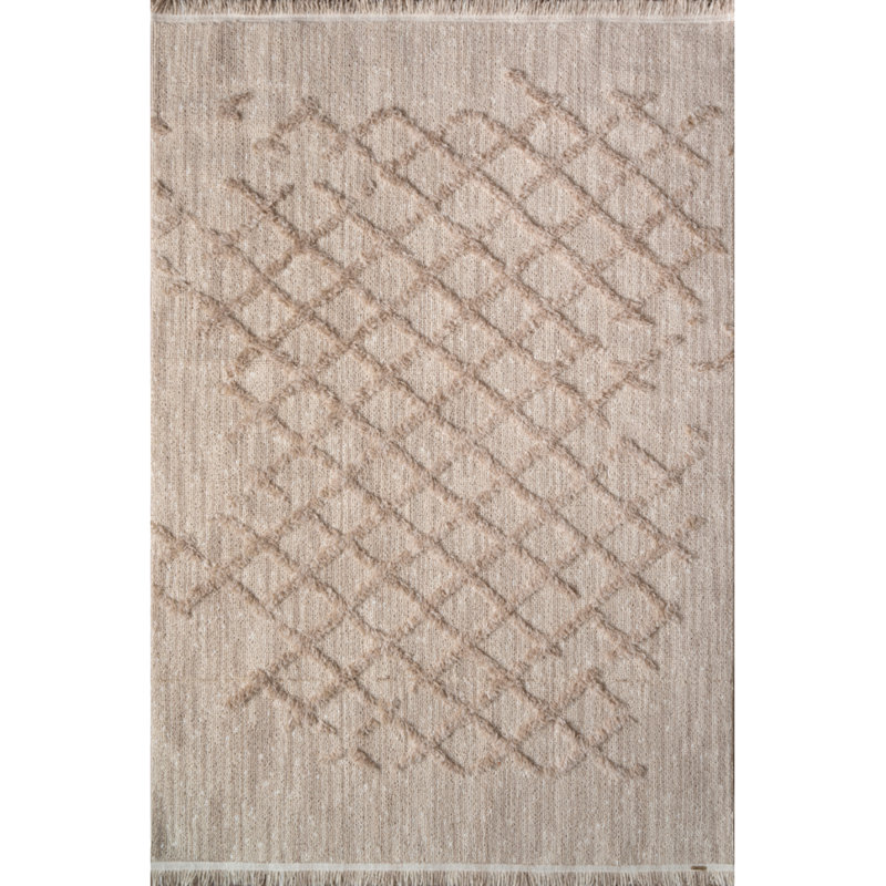 Tapis en coton Jurjen, Tapis de couloir 6 pi 7 po x 13 pi 2 po