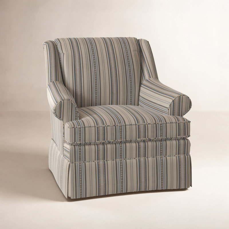 Eliana Armchair, Forzando 23 Brown Stripe, Yes