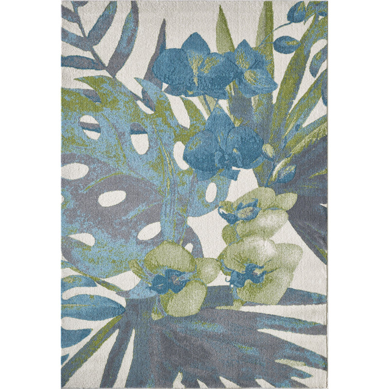 Alessa Floral Indoor Rug, Rectangle 3'3" x 4'11"