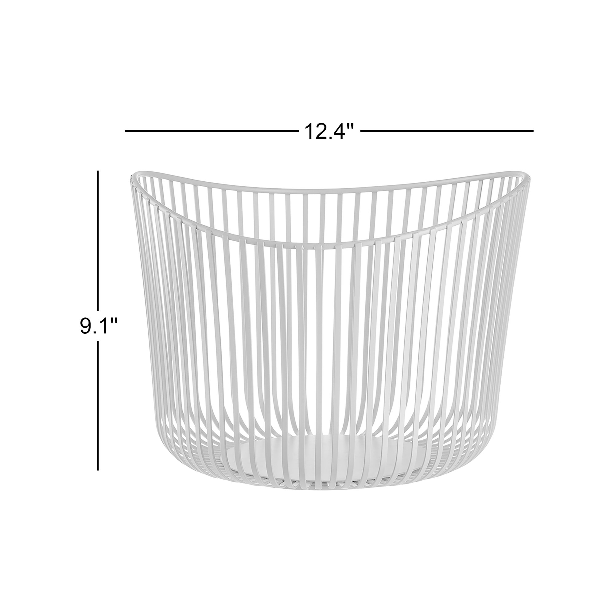 MODO Steel Storage Basket, Black