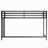 Adam Sturdy Junior Twin Loft Bed  For Kids, Space Saving, Loft Bed With Easy Climbing Ladder And Guardrails, Loft Bed Frame For Bedroom