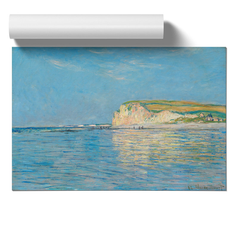 Low Tide at Pourville by Claude Monet - Frameless Print, 30cm H x 42cm W x 0.1cm D