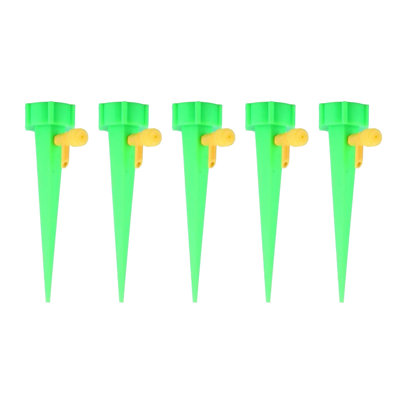 Water Bottle 5Pcs Automatic Watering Utensil Watering Tools Adjustable Drip Speed Suitable For Bottles With A Mouth Diameter Of 28-30mm Lazy Potted Watering Tool