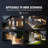 VEVOR Outdoor Street Light with Solar Panels