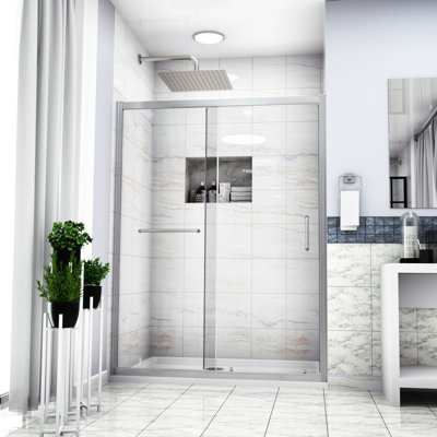 Paroi de douche coulissante simple H 60 po x H 72 po