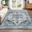 Floral Machine Printed 120cm X 170cm Area Rug