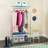 Phenie 35.4'' Metal Rolling Industrial Pipe Clothing Rack