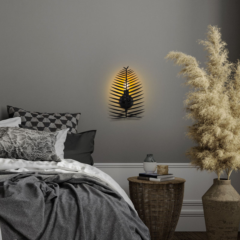 Lampe murale moderne noire, corps en métal, 7,9 po x 11,8 po x 3,1 po | Douille E14, 40 W maximum, indice IP20 | Éclairage élégant et fonctionnel pour la décoration intérieure, parfait pour le salon, la chambre à coucher et le couloir