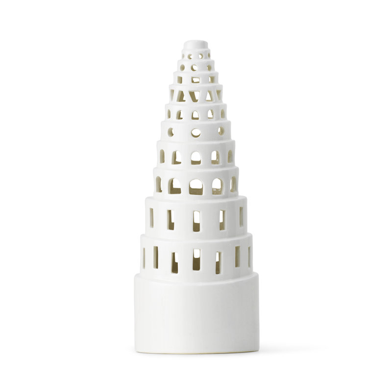 Urbania 8.9'' H Ceramic Tabletop Lantern