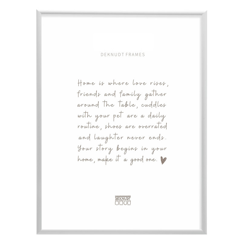 Silver Metal Picture Frame, 40 x 50cm