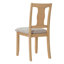 Ensemble de 4 chaises de salle à manger rembourrées confortables, style moderne en bois d'hévéa pour la cuisine-1697968692