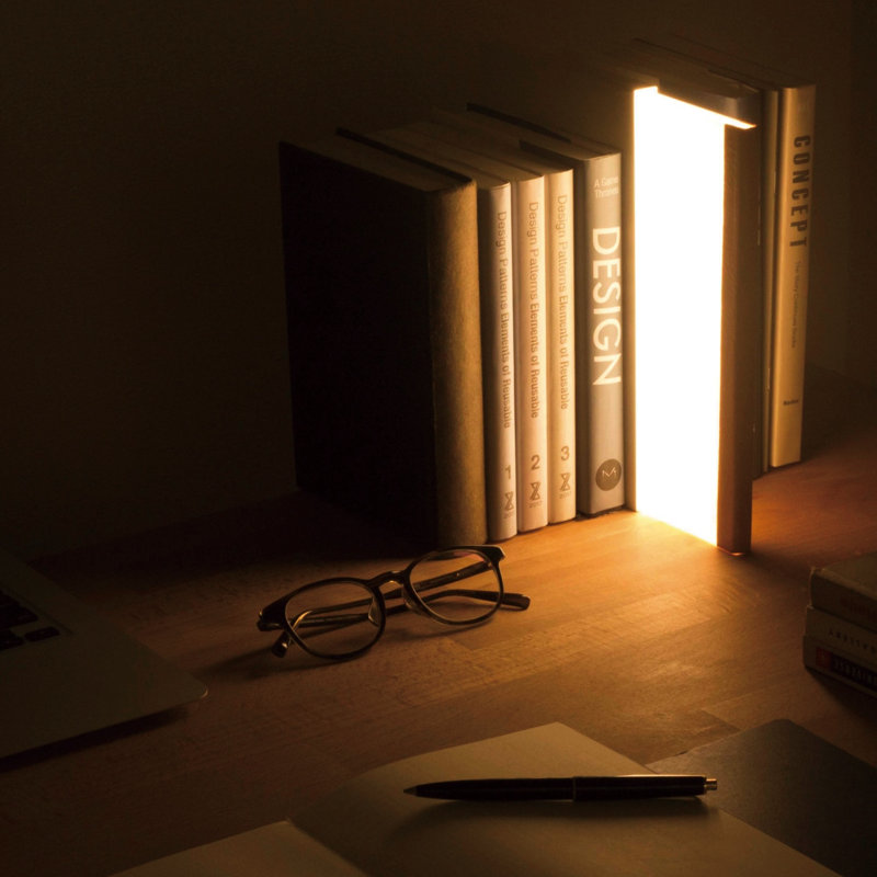 Night Book LED Table Lamp, White