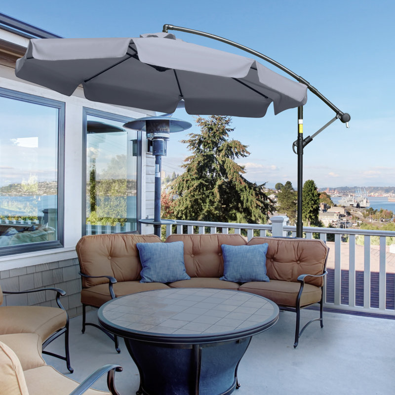 265cm Cantilever Parasol, Grey